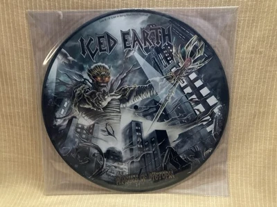 ICED EARTH  - PLAGUES OF DISTOPIA -  (RSD 2023) VINYL 12" PICTURE DISC -   NEW - Image 1 of 4