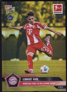 Topps NOW Lennart Karl Bundesliga Bebut Rookie Karte 23/50 GOLD FOIL - Bild 1 von 2