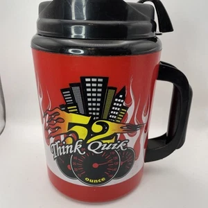 Quik Trip 52oz Think Quik QT Insulated Travel Mug ThermoServ Flames Skyline - Picture 1 of 11