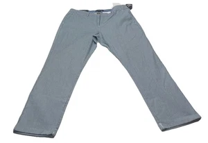 Nautica Montauk Damen-Chinohose blau gestreift Größe 10 mittlerer Bund gerade Rd De - Bild 1 von 9