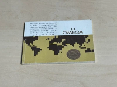 Omega Watch Vintage (1975) Libretto Garanzia Internazionale Originale - Immagine 1 di 4