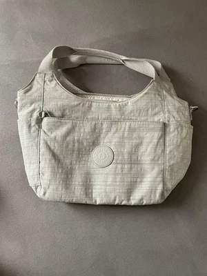 Kipling Ladies Cross Body Bag In Grey VGC - Image 1 of 4