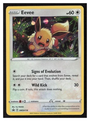 Eevee SWSH: Sword & Shield Promo Cards #SWSH118 Pokemon Promo - Image 1 of 2