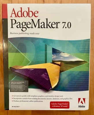 Adobe PageMaker 7.0 Full Retail version for Windows PN 27530379 - Image 1 of 4