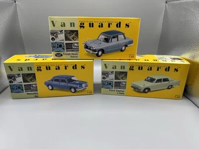 Lotto Vintage Vanguards  scala 1:43  Triumph herald Ford Zephyr wolseley six n.3 - Immagine 1 di 4