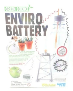 NIB Green Science Enviro Battery Kit 4M Kids Labs Home School Factory Sealed - Picture 1 of 2