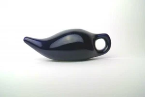 Nasenspüler / Nasenkännchen / Nasenspülkännchen 175ml Keramik blau - Handarbeit - Bild 1 von 1