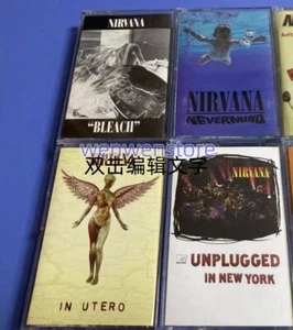 NEW 4pcs Nirvana Nevermind Album Cassette Tape Songs Cassette MUSIC Tapes - Picture 1 of 10