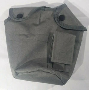 FOX OUTDOOR Militär 1qt Kantine ABDECKUNG mit Alice Clips und Seitentasche GEFÜTTERT - Bild 1 von 3