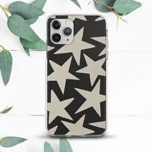 Vintage Large Stars Retro Case For iPhone 7 8 X SE 11 12 13 14 15 Pro Max XR - Picture 1 of 1