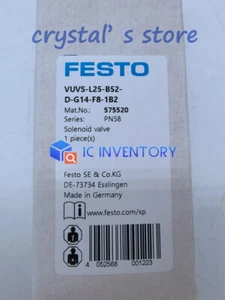 1PCS New FESTO Solenoid valve VUVS-L25-B52-D-G14-F8-1B2 575520 - Picture 1 of 6