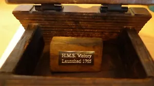 HMS Victory Altholzkiste Eiche Nelson Trafalgar - Bild 1 von 13