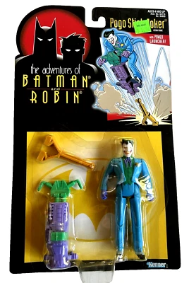 JOKER w/ Pogo Stick 1995 Kenner - Batman & Robin Series NEW/SEALED - Image 1 of 2