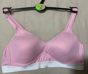 M&S ANGEL SPORTS Mädchen NICHT VERKABELT HIGH IMPACT SPORT BH in PINK MIX Größe 34B - Bild 1 von 10