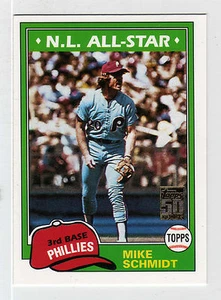2001 Topps Through the Years Reprint #34 Mike Schmidt Philadelphia Phillies BV 5 $ - Bild 1 von 1