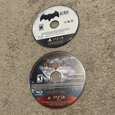 Sony PlayStation 3 PS3 Batman: The Telltale Series And Arkham Asylum Disc Only - Image 1 of 4
