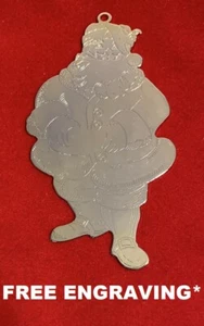 FREE Personalized Engraving Engraved Gloria Duchin Santa Christmas Ornament - Picture 1 of 6