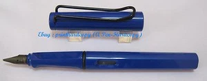 DISCON Rare Black Clips LAMY Blue Safari FP FREE 1pcs INK N 1pc Converter - Picture 1 of 2