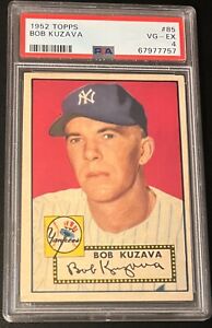1952 Topps #85 Bob Kuzava New York Yankees PSA 4 VG/EX fresh graded 67977757 52T