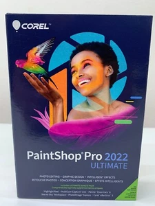 Corel PaintShop Pro 2022 Ultimate New Retail Box FOR WINDOWS / BRAND NEW SEALED - Photo 1/9