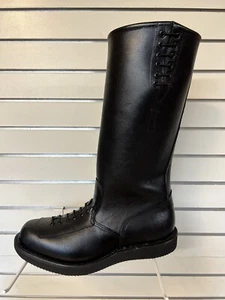 Hombre Talla 13EE Negro Moto Patrulla Botas con Zapatilla ¡Construcción! - Imagen 1 de 5