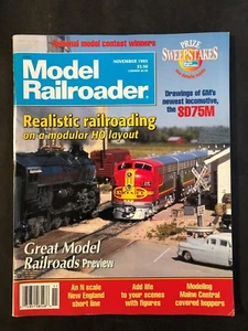 Modelleisenbahn Magazin November 1995 tolle Modelleisenbahn Vorschau - Bild 1 von 2