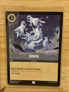 200/204 SMASH THE FIRST CHAPTER UNCOMMON DISNEY LORCANA CARD - Picture 1 of 2
