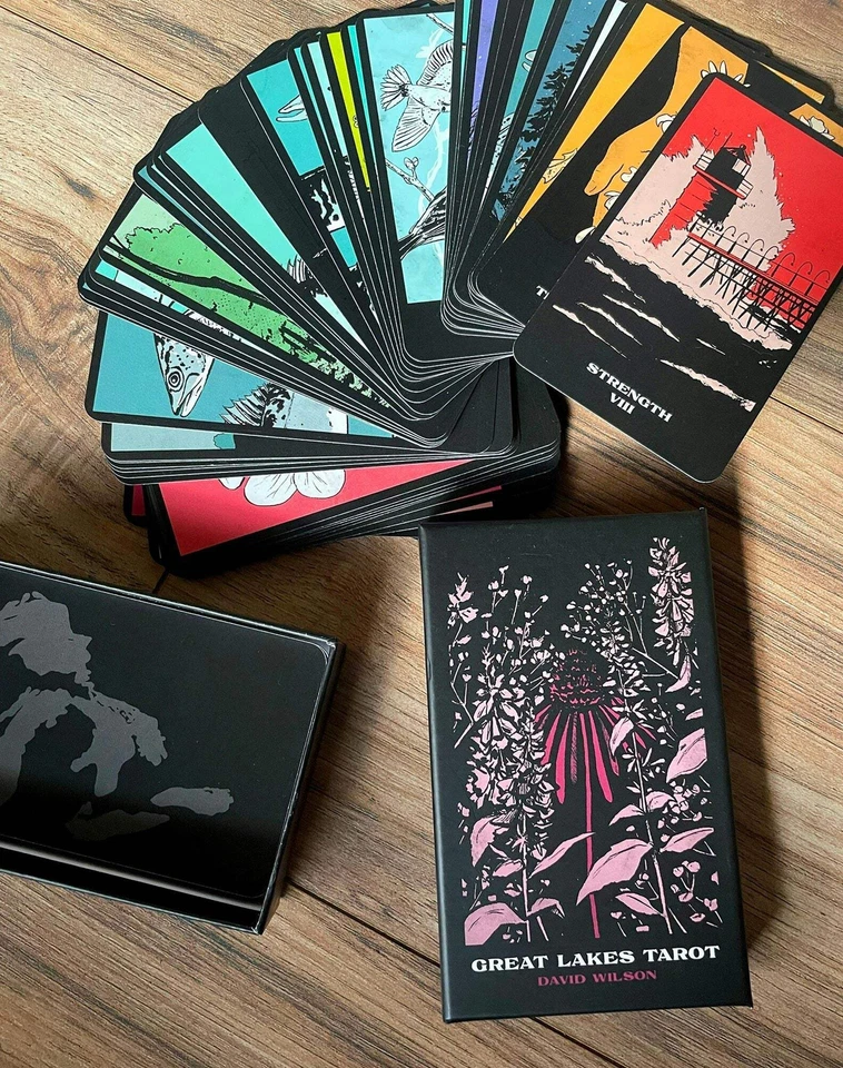 ARCADIA PUBLISHING NEW Belt Publishing Great Lakes Tarot Deck, 9781953368881 Novelty