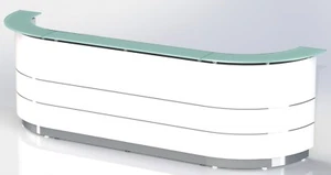 Polaris MODULAR Reception Counter Desk C-Shape - Picture 1 of 3