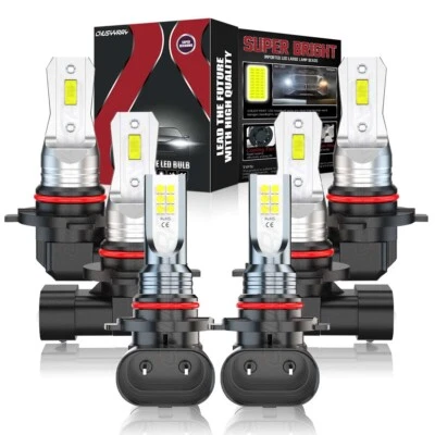 For Dodge Charger 2006 2007 2008 2009 6x LED Headlights Hi/Lo + Fog Lights Kit - Image 1 of 4