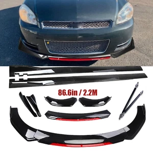 Front Bumper Lip Splitter Spoiler Side Skirt For Chevrolet Impala Limited Bod - Picture 1 of 24