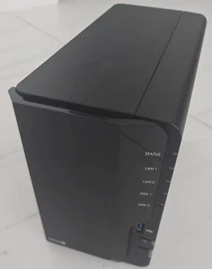 Synology DiskStation DS220+ 2-Bay NAS RAM Upgraded to 4GB Black Diskless - Afbeelding 1 van 3