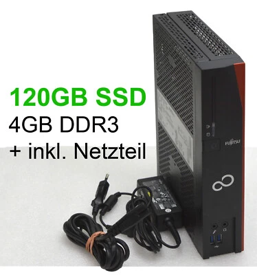 Mini Computer S720 64-BIT CPU 4GB DDR3 120 GB SSD RS-232 DVI + Dp With Supply - Image 1 of 4