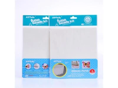 5er Pack Bügelpapier Artkal Größe 30x33cm Bügelperlen Beads Ironing Paper