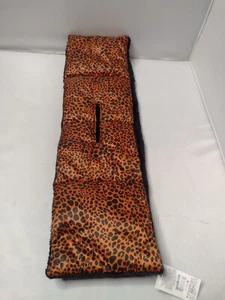 Lands End Women's All Weather Puffer Scarf One Size Leopard Cheetah Animal A15 - Picture 1 of 3