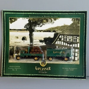 Vintage Diecast Truck Car Germany MOC Krupp Holzgaser Beer Kapuziner Genuss - Picture 1 of 3