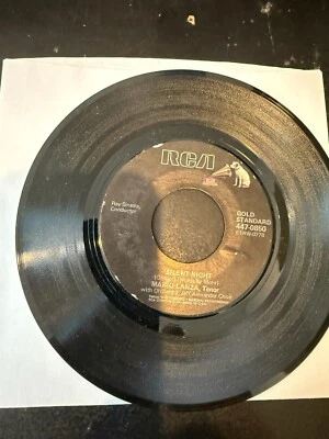 Mario Lanza 45 The First Noel / Silent Night RCA VG - Image 1 of 2