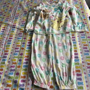 New Girls Pokemon 2 Pc Pajama Set Size Xs 4-5 - Picture 1 of 6