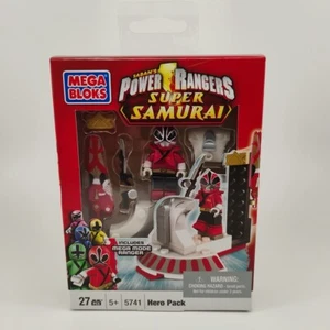 Mega Bloks Power Rangers Super Samurai Hero Pack 5741 Red Ranger RARE NEW - Picture 1 of 6