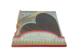 Kratzbild-Anhänger Herz Geschenkanhänger Valentinstag Hochzeit Liebe - Bild 1 von 1