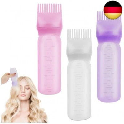 UKOFEW 3 Stück Haaröl Applikator，160 ml Applikator Flasche Haare mit Abg