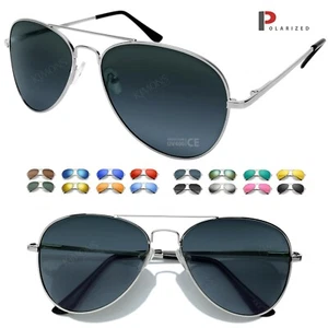 Polarized Sunglasses For Women Men Vintage Sports Driving Metal Aviator Gradient - Picture 1 of 31