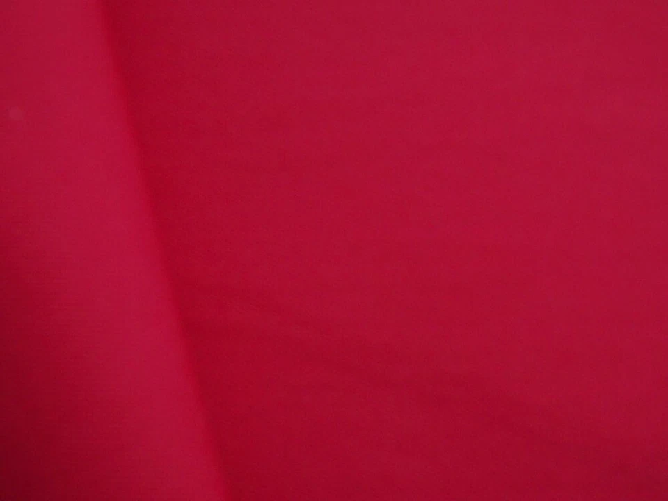 WSE12W VISCOSA ROJA GABARDINA ELÁSTICA 18" X 28" PIEZA DE TELA ARTESANAL ADORNO ETC Foto 1 de 1