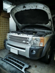 MIT SILVER FRONT GRILLE FOR LAND ROVER L319 DISCOVERY 3 2004-2009 - Bild 1 von 7