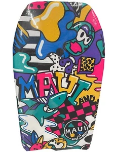 Maui Body Board Grafitti size 33 in Bodyboard with Leash - Picture 1 of 3