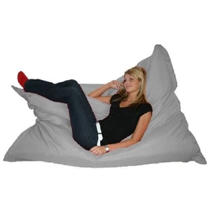 Riesensitzsack Sitzsack Sitzkissen XXL Riesen Sitz Sack Sofa 140 180 cm grau - Bild 1 von 2
