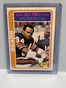 JA3039 1978 Topps Football Walter Payton #200 Chicago Bears Ex-Mt - Picture 1 of 4