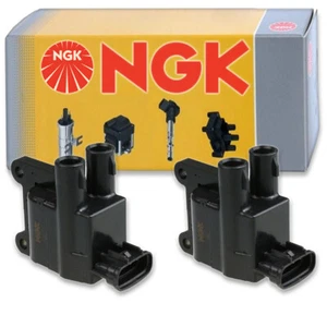 2 pcs NGK Ignition Coil for 1997-2000 Toyota Tacoma 2.4L 2.7L L4 - Spark xw - Picture 1 of 5