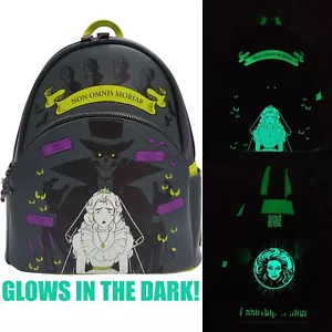 Mini Mochila Bolso Loungefly Disneyland Paris Phantom Manor Brilla en la Oscuridad Disney - Imagen 1 de 17