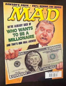 MAD MAGAZINE #392 (EC Comics 2000) -- Regis Philbin -- Dawsons Creek -- FN - Picture 1 of 2
